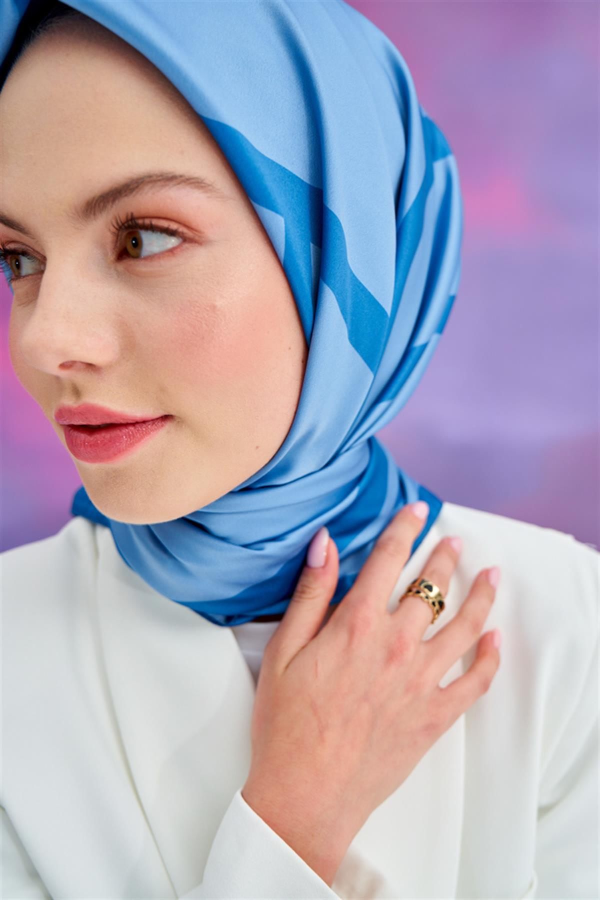 Amora Eşarp Mavi