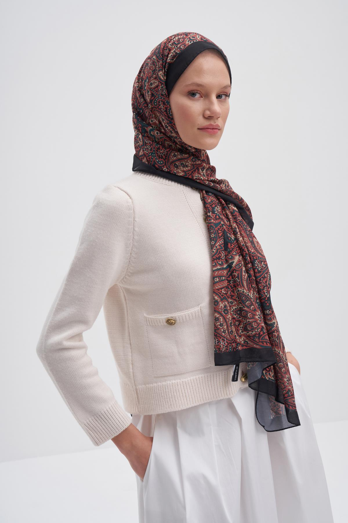 Bloom Kiremit Nilla Pamuklu Şal