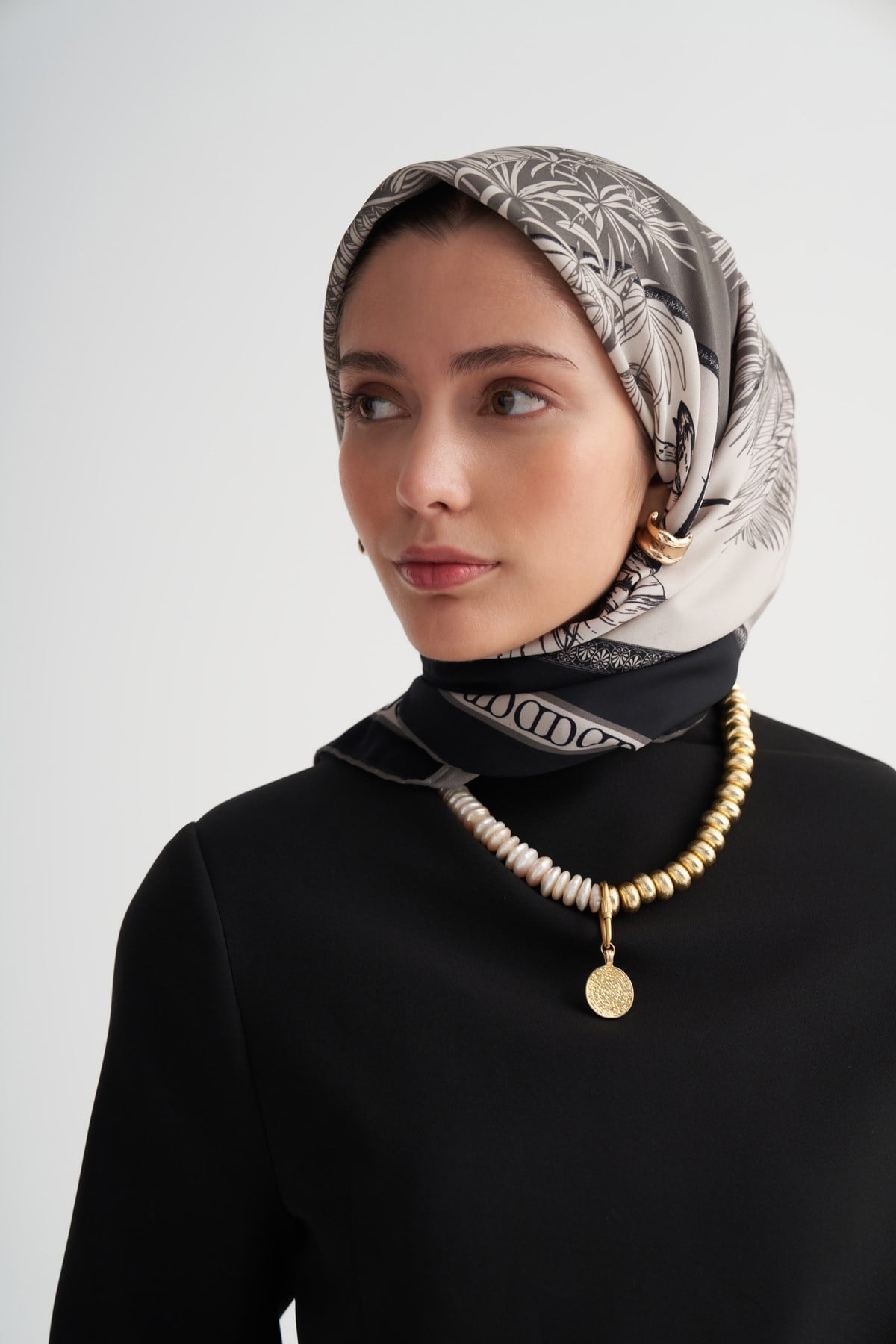 Botinica Antrasit Twill Eşarp