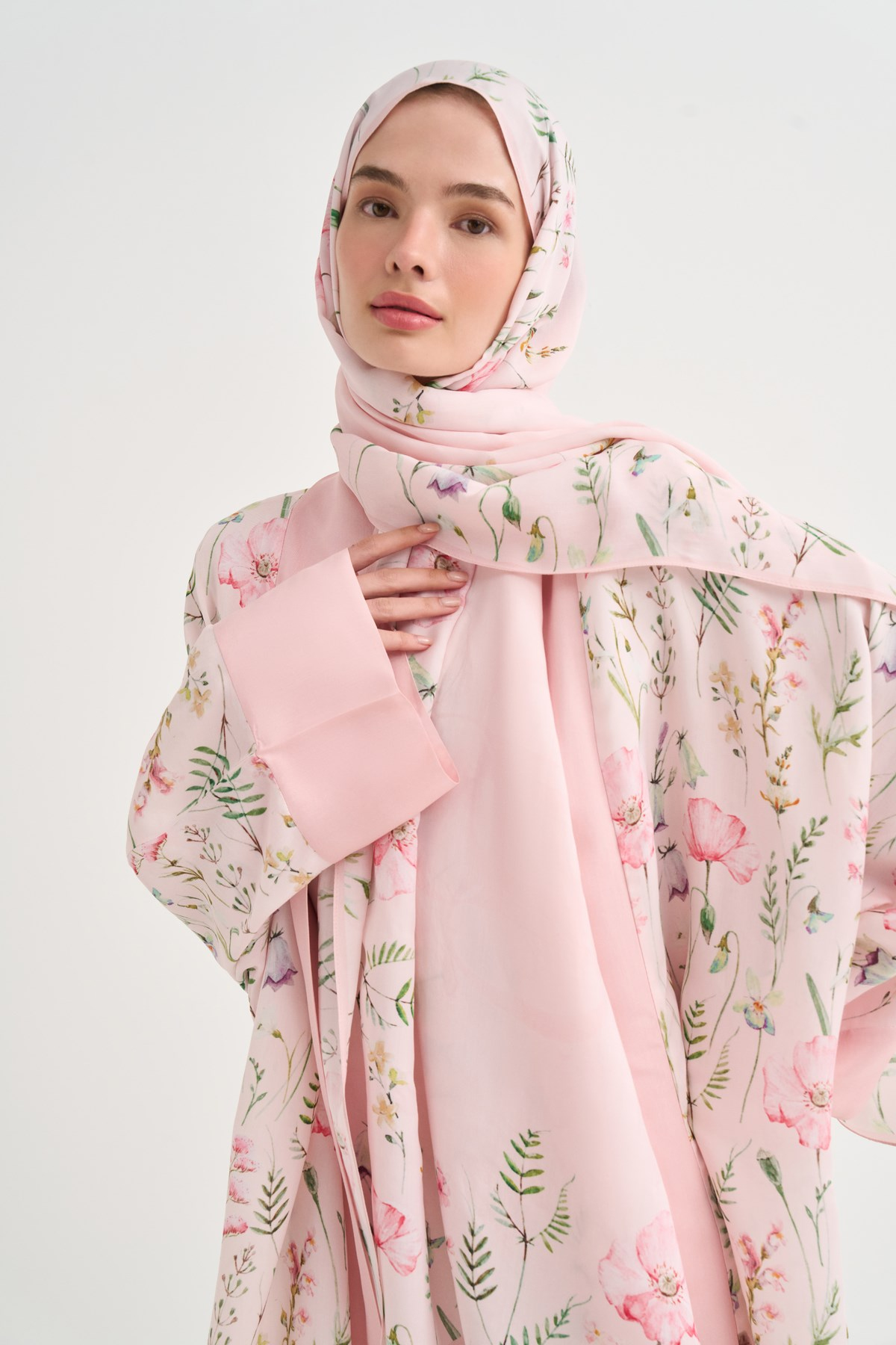 Camelia Floş Şal Pembe