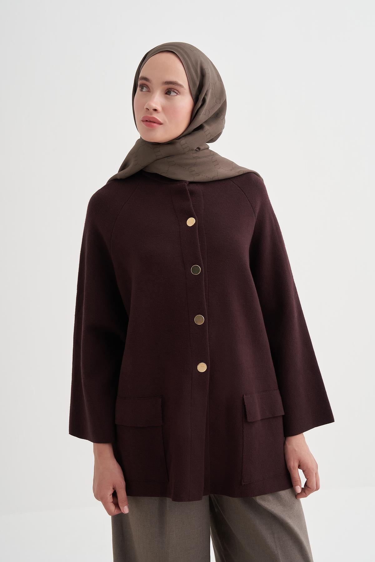 Grace Monogram Floş Şal Soft Kahve
