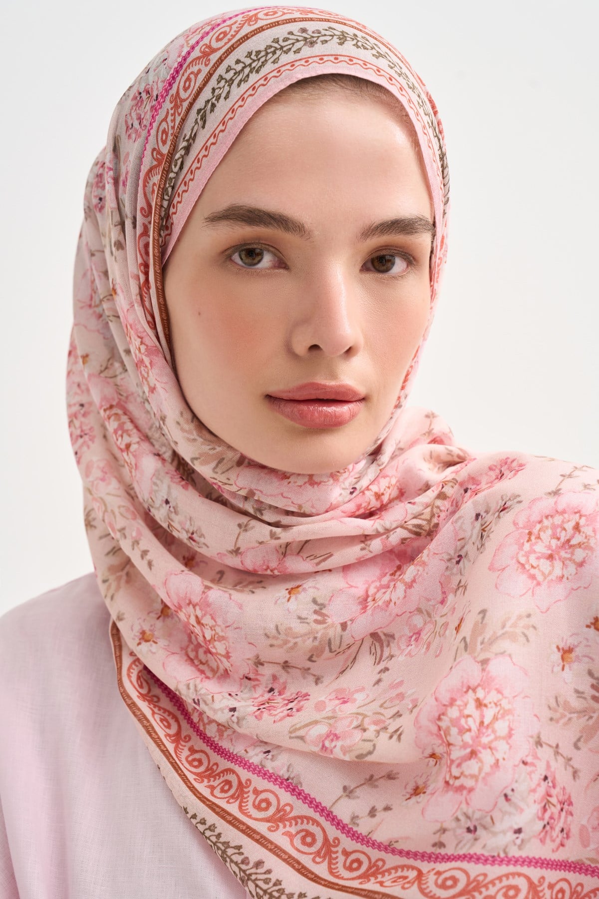Mirelle Aria Viskon Şal Pembe