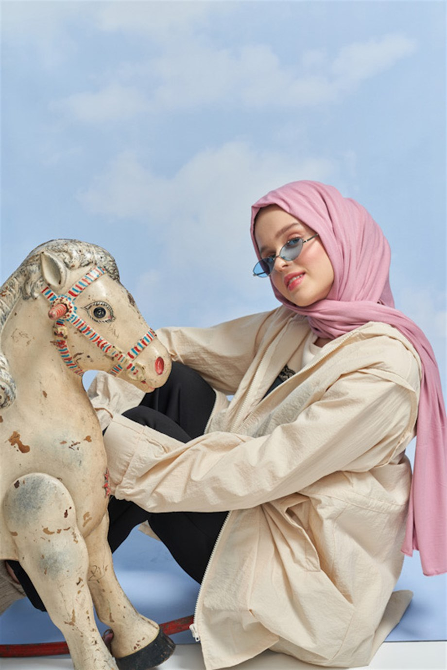 Penye Şal Açık Pembe