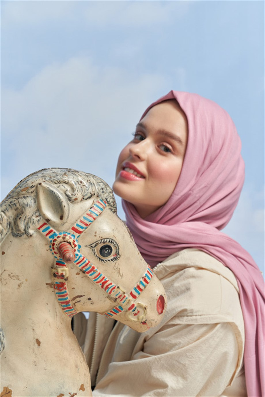 Penye Şal Açık Pembe