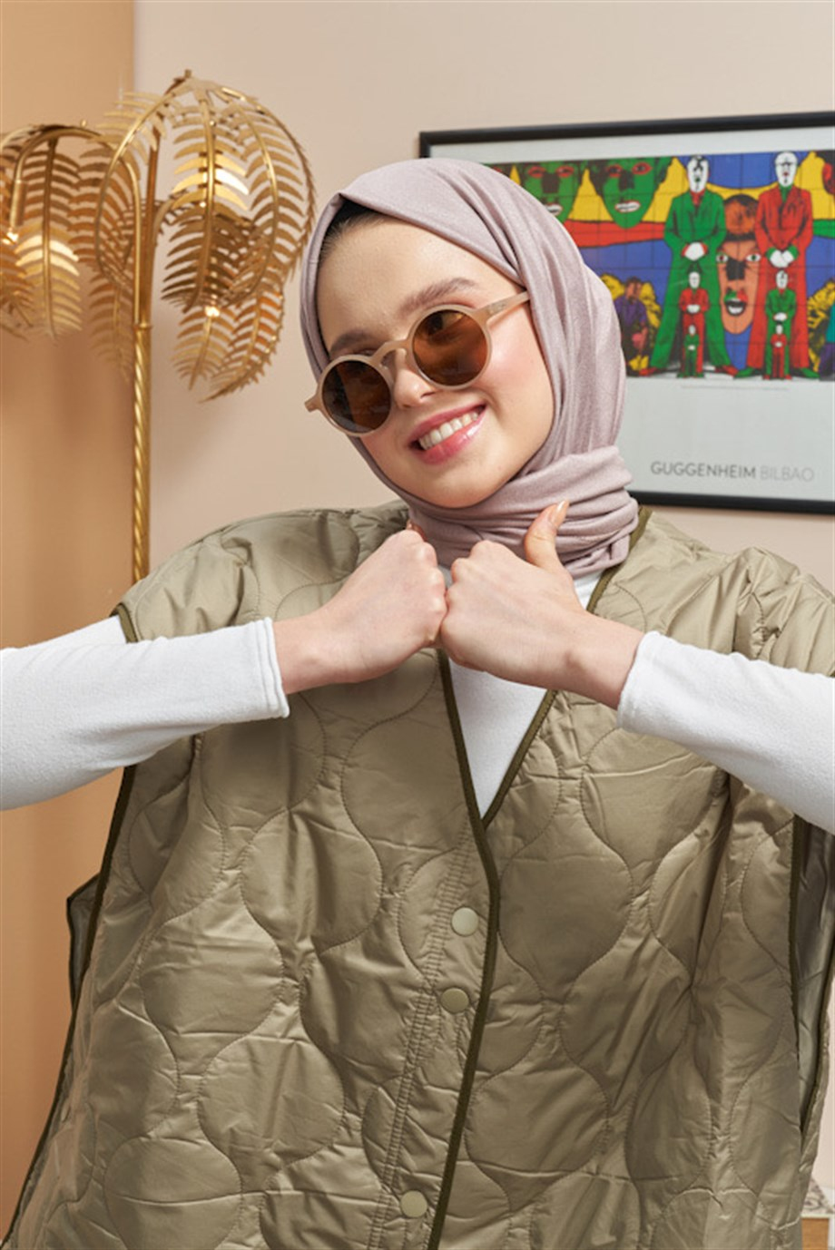 Penye Şal Taş Rengi
