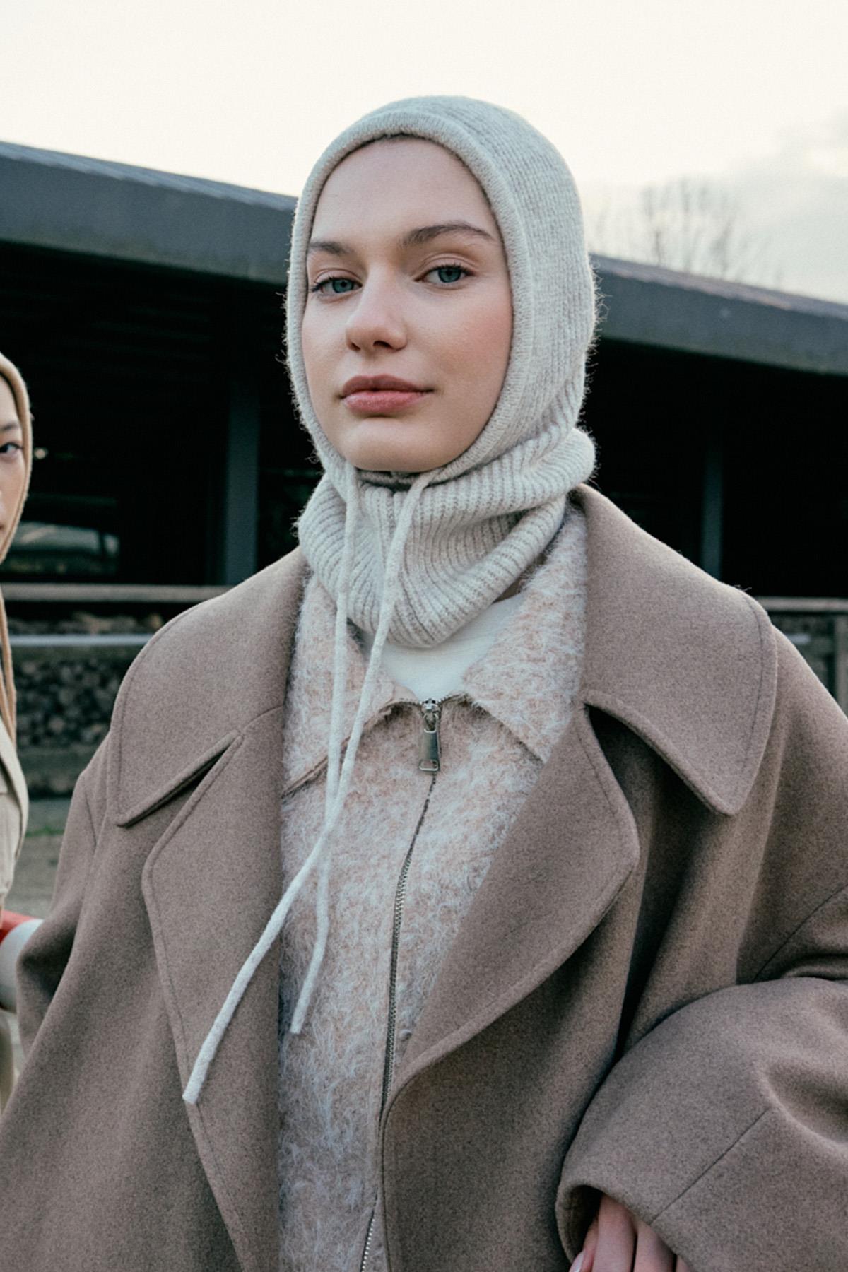 Triko Başlık Camel