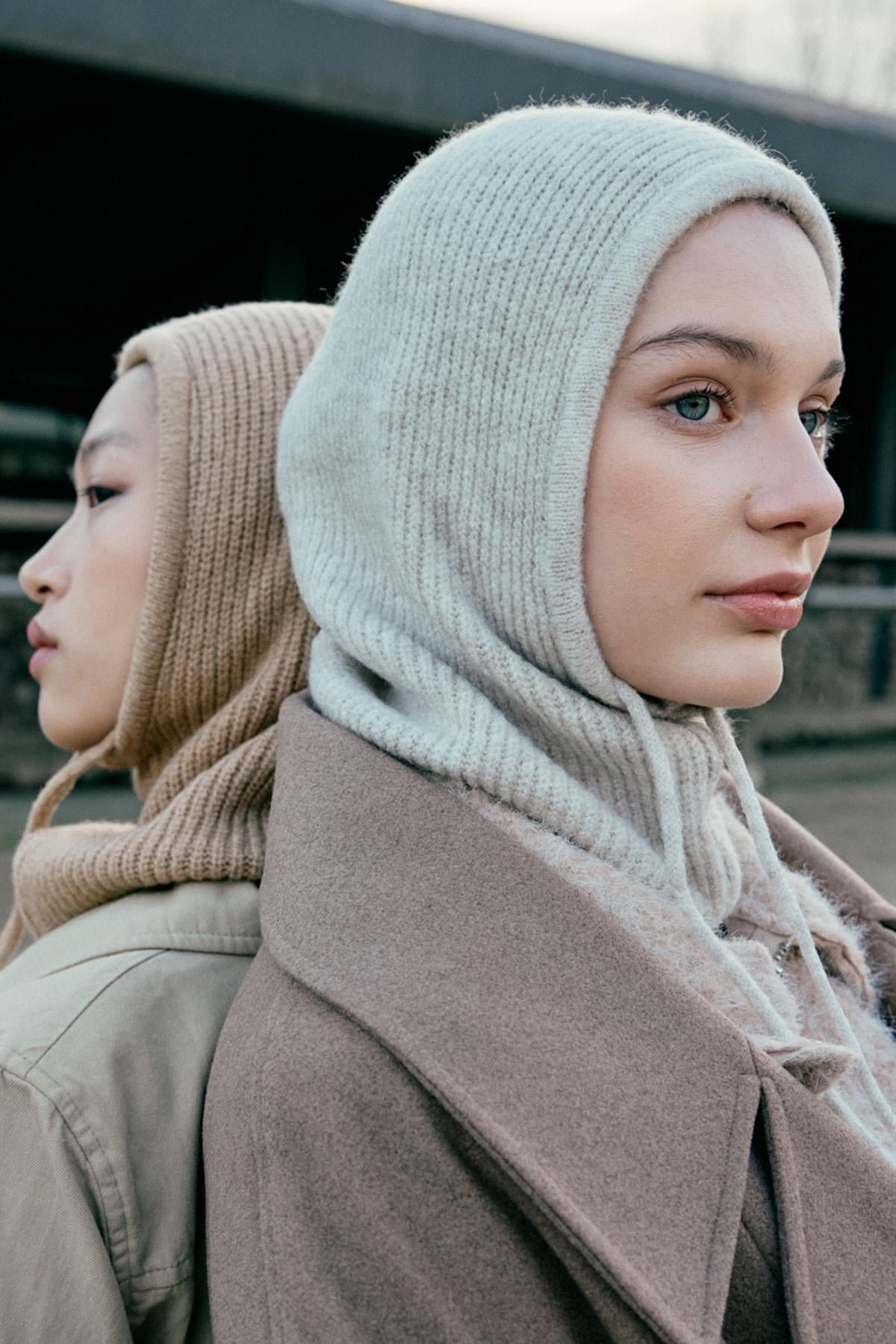 Triko Başlık Camel
