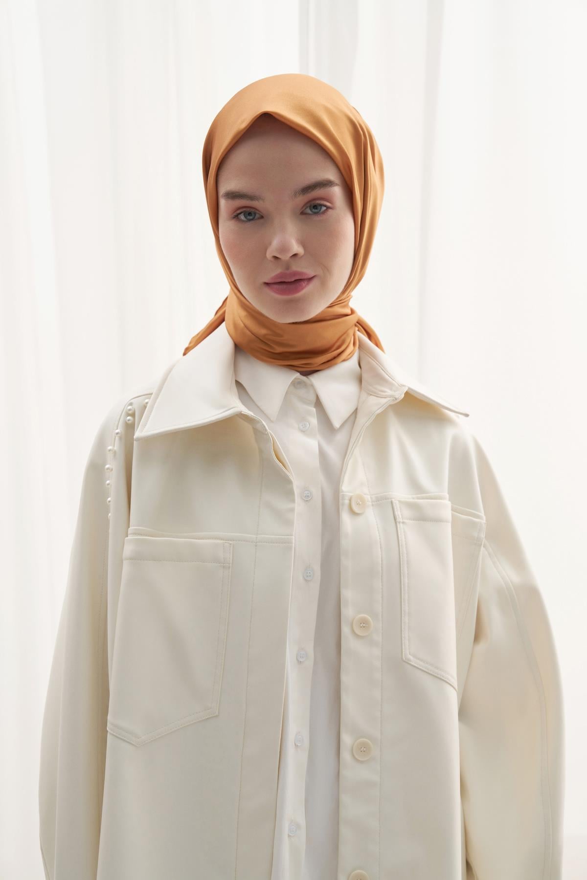 Twill Eşarp Hardal