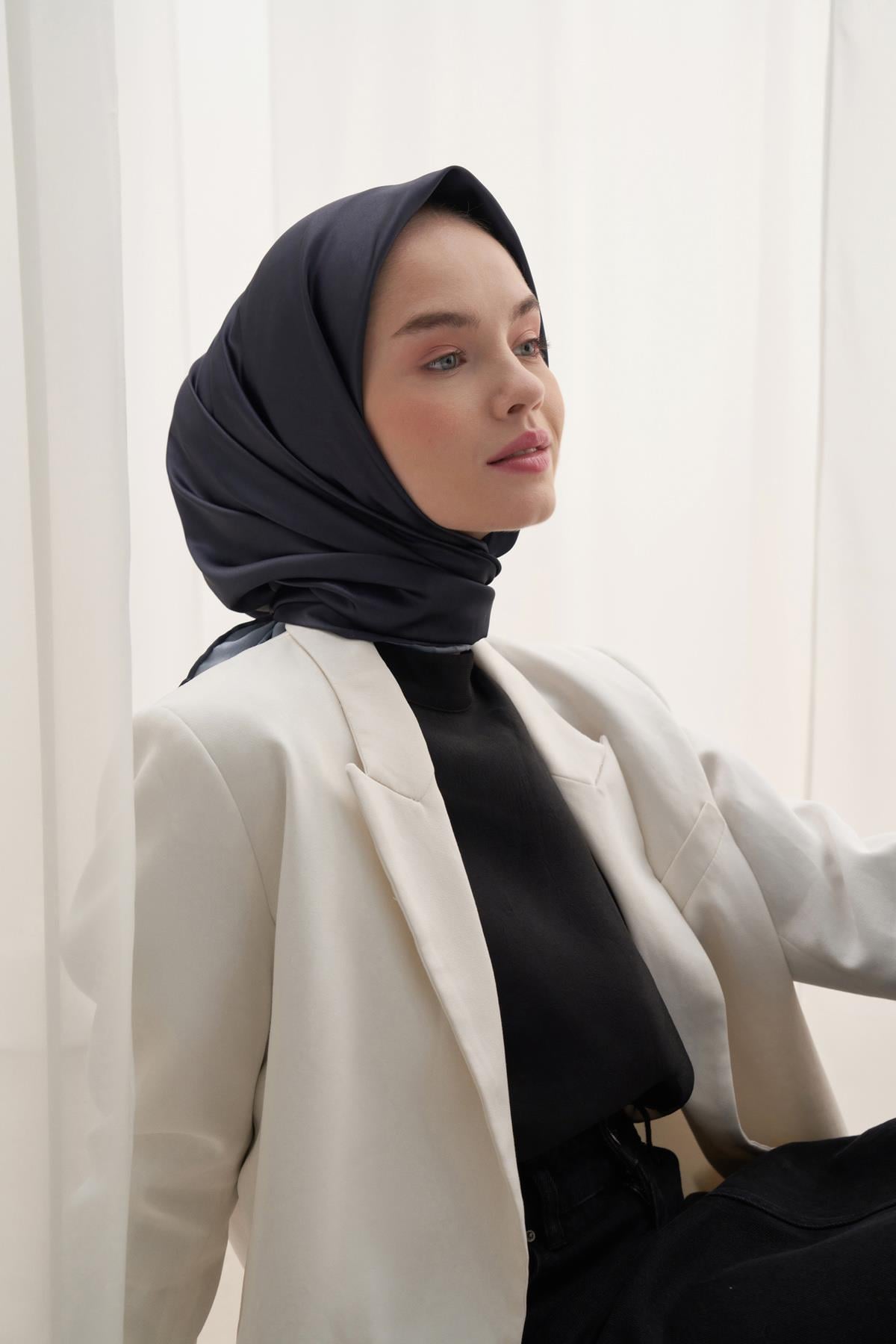 Twill Eşarp Siyah