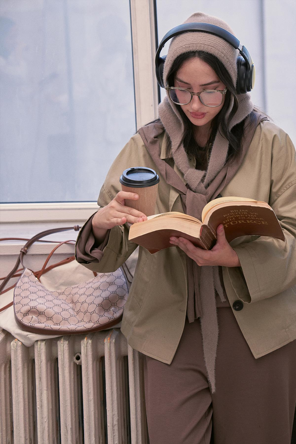 Monogram Casual Çanta Bej