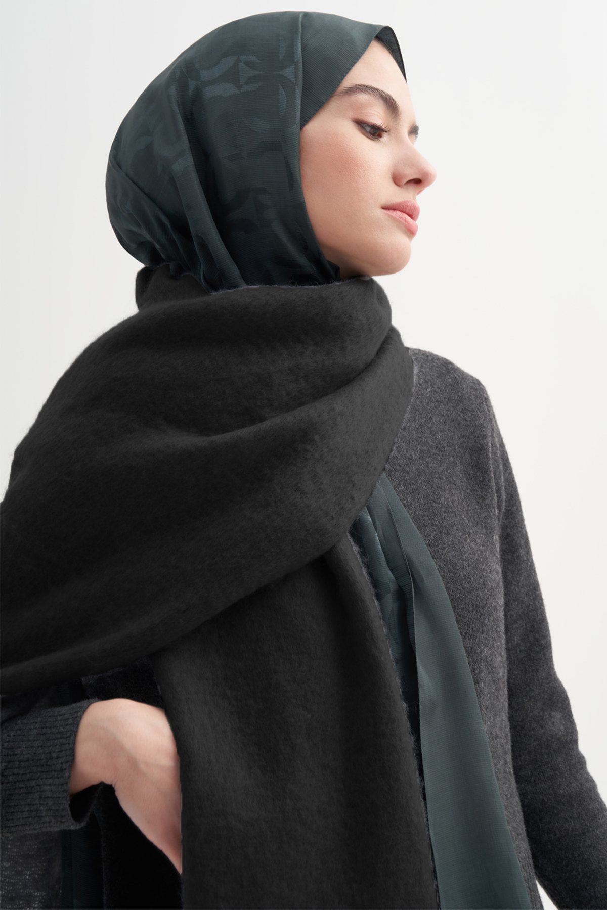 Şal Atkı Siyah