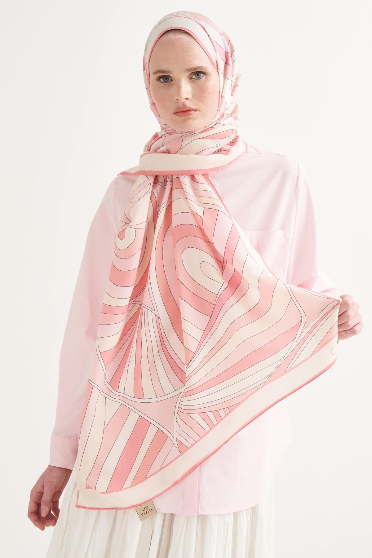 Morina Floş Şal Pembe