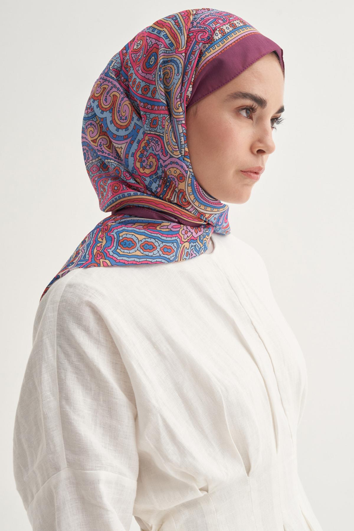 Sienna Pembe Nilla Pamuklu Şal