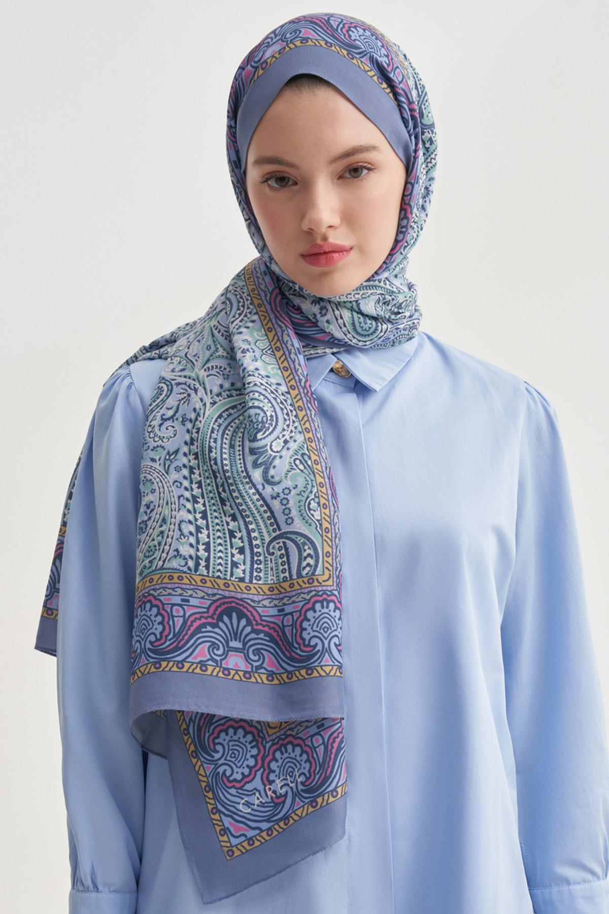 Ravena Lila Nilla Pamuklu Şal