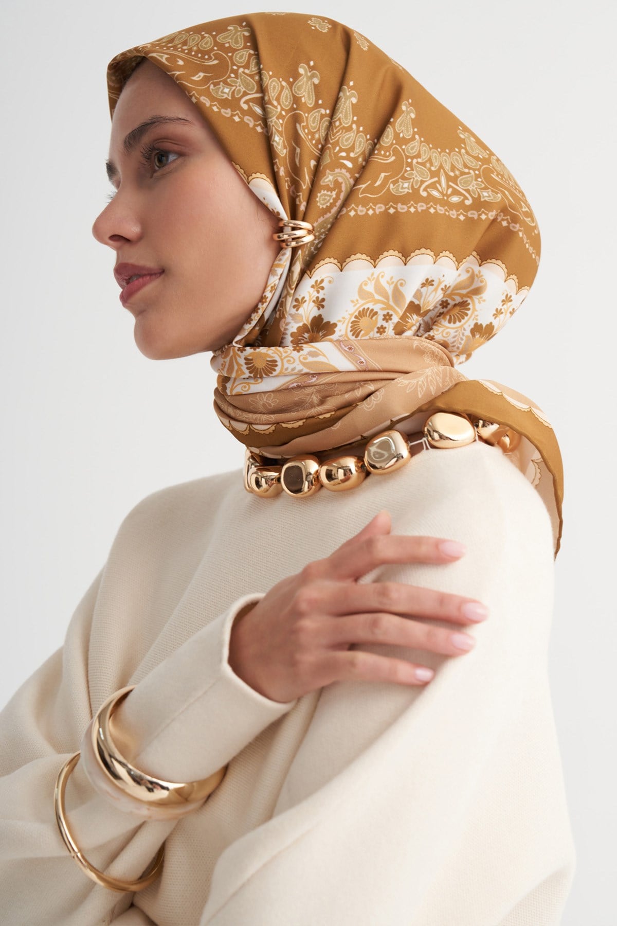 Ashen Hardal Twill Eşarp