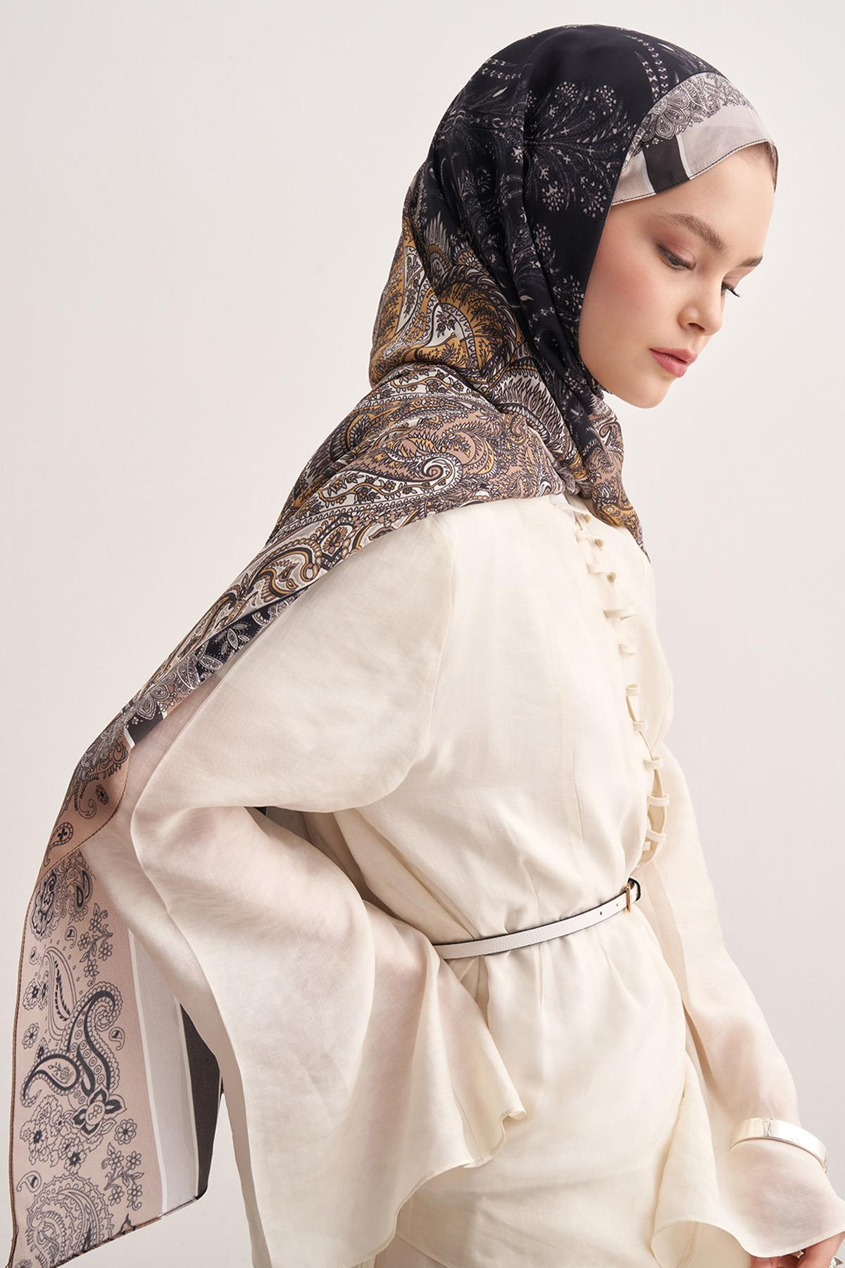 Ivory Vizon Vela Floş Şal