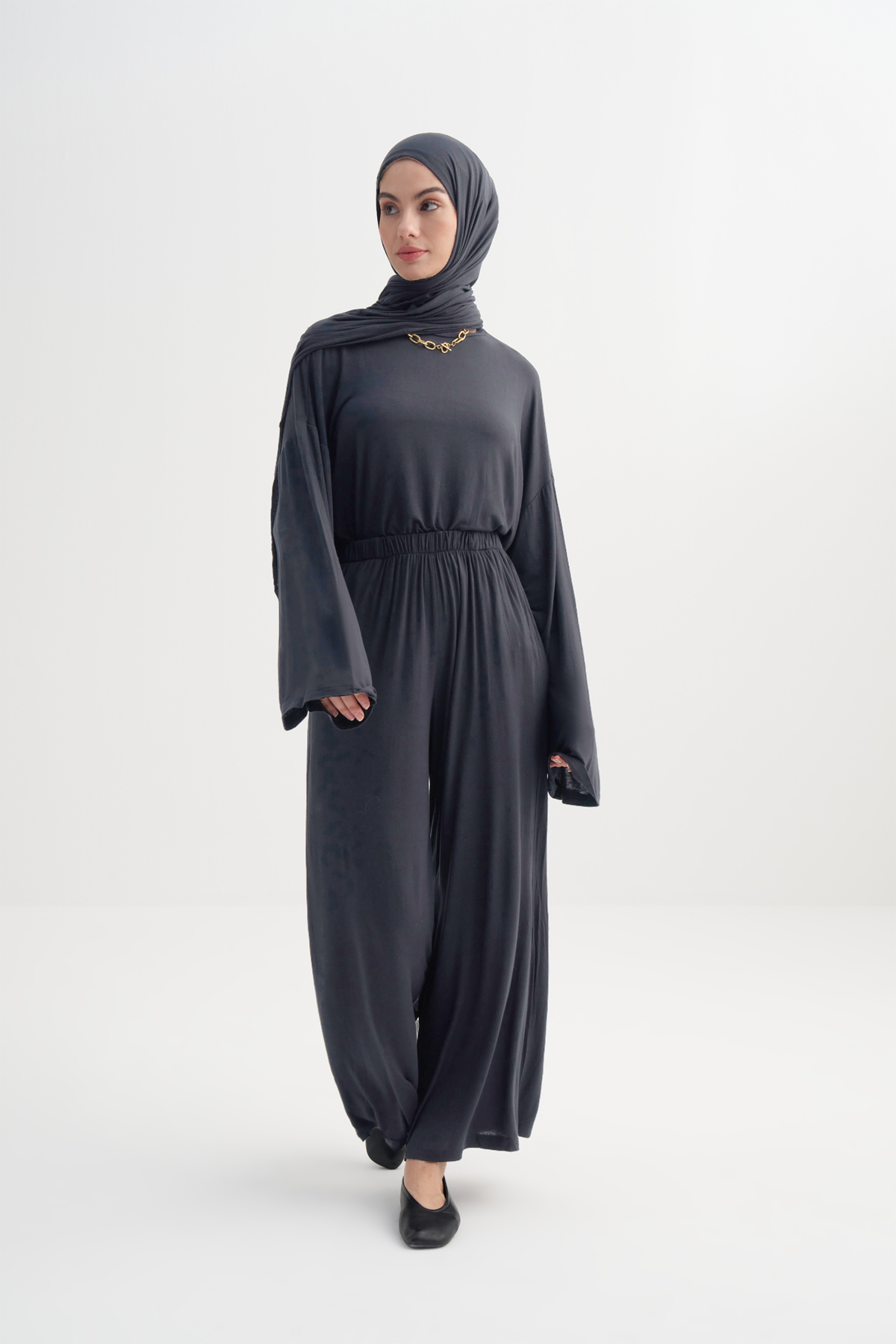 Micro Modal Pantolon Antrasit