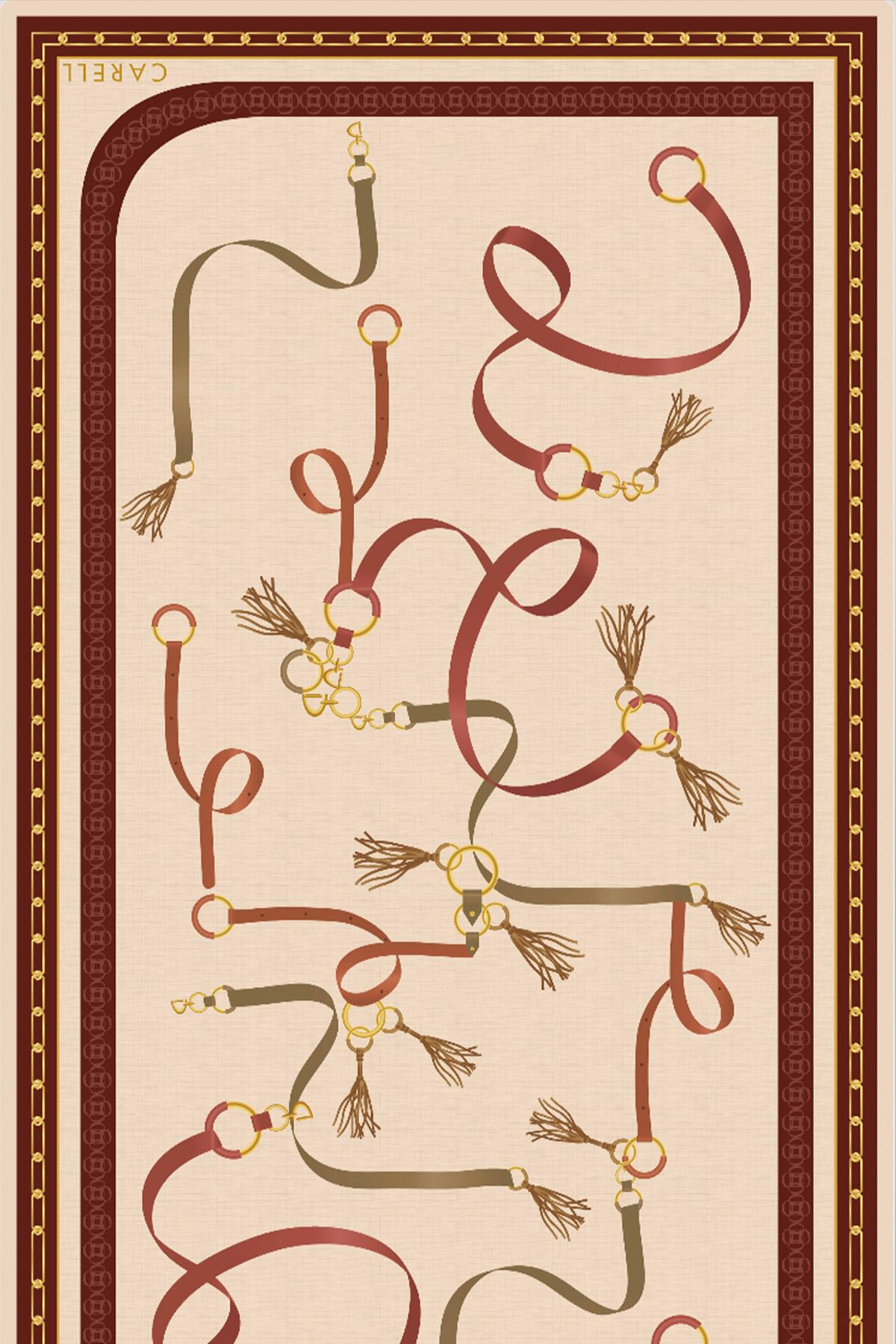 Alvena İncira Viskon Şal Bej