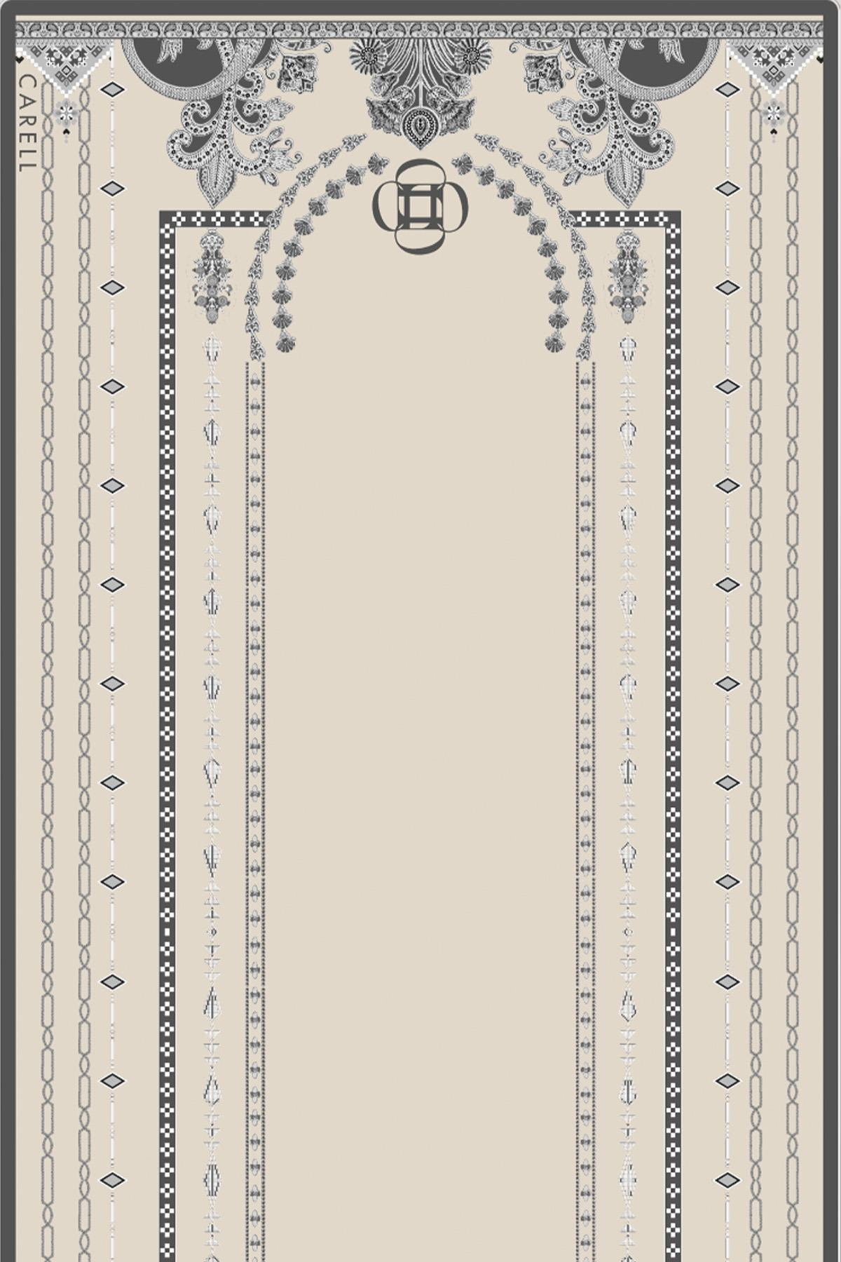 Saphira İncira Viskon Şal Ekru