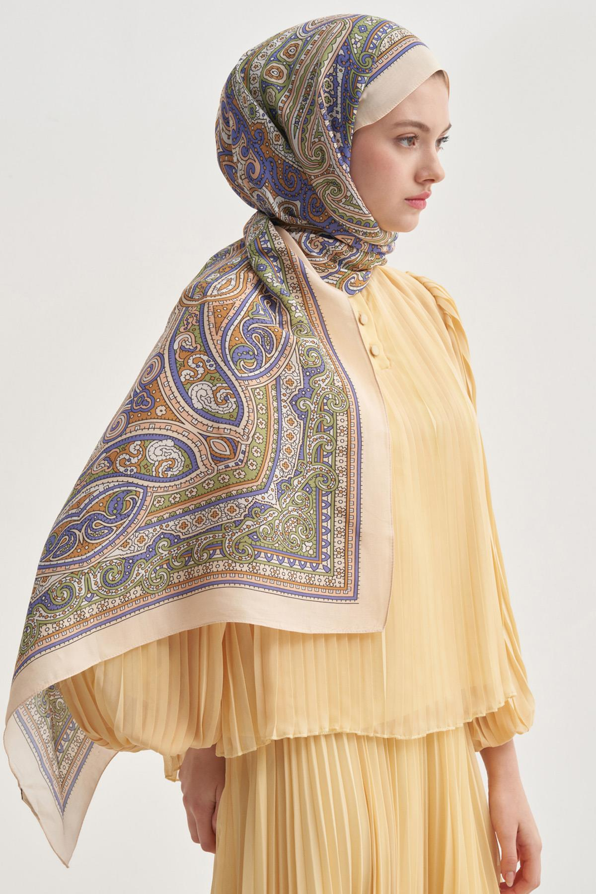 Sienna Limon Nilla Pamuklu Şal