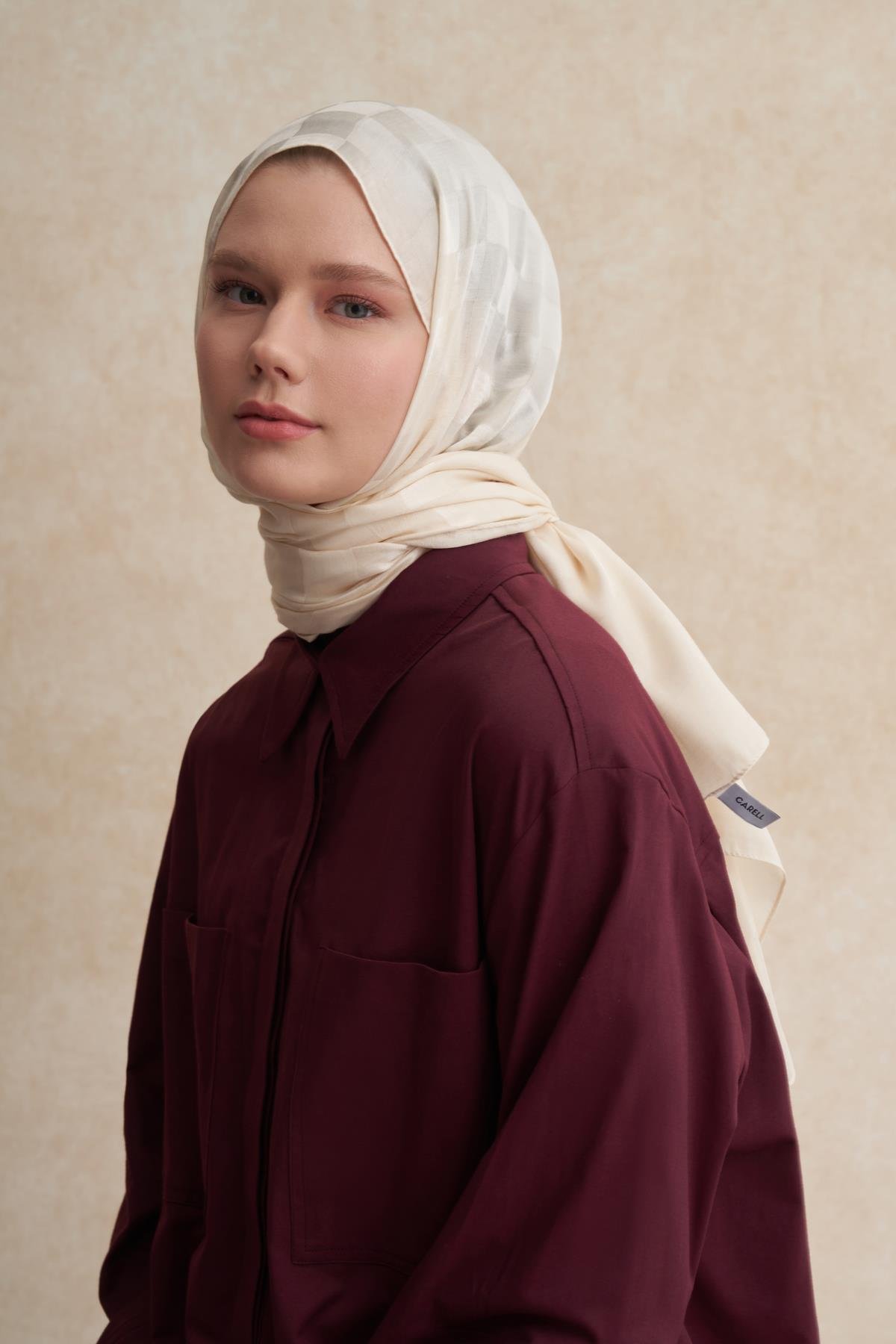 Dama Jakar İtalyan İpekli Şal İnci