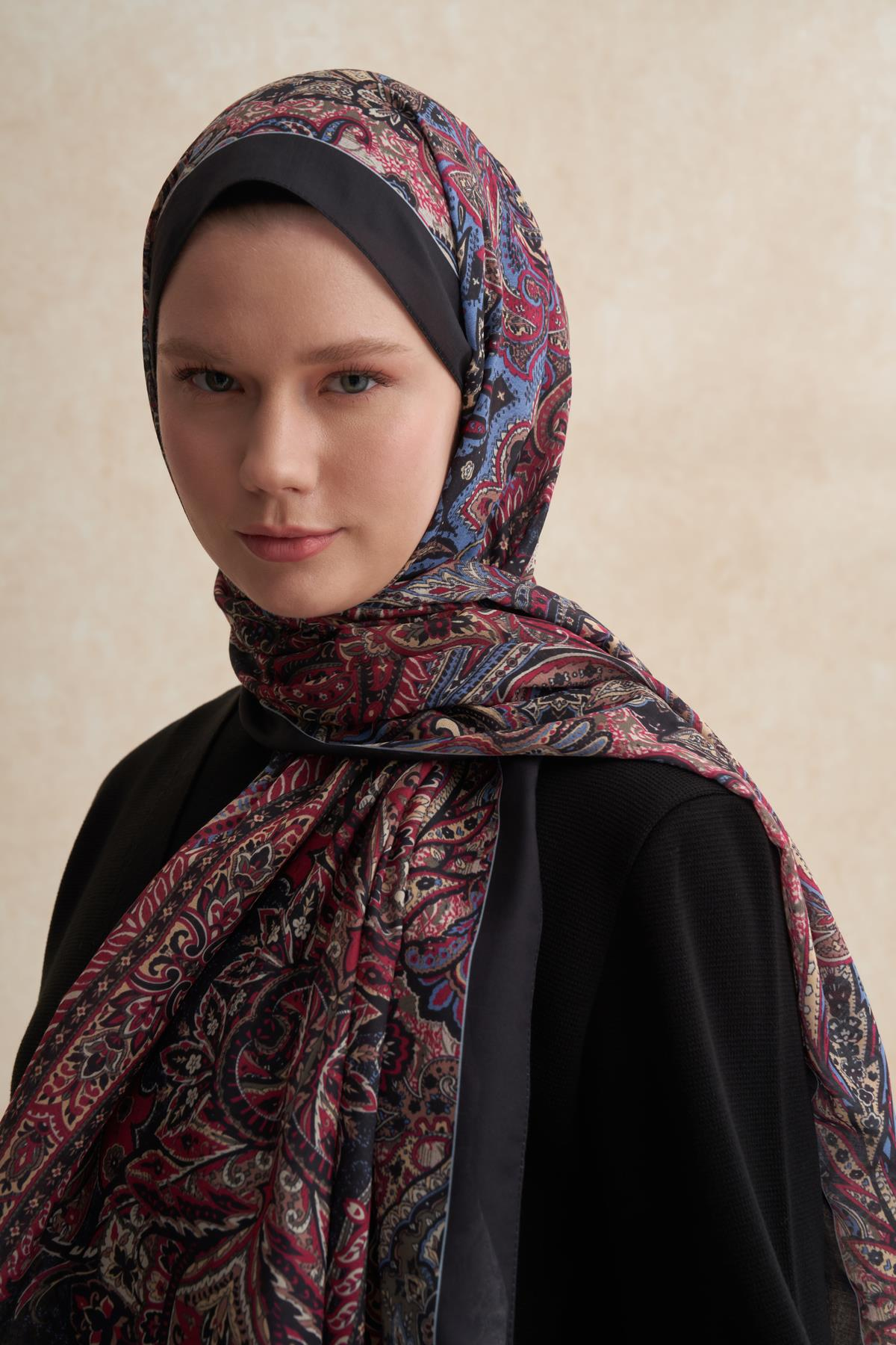 Diamond Dark Nilla Pamuklu Şal