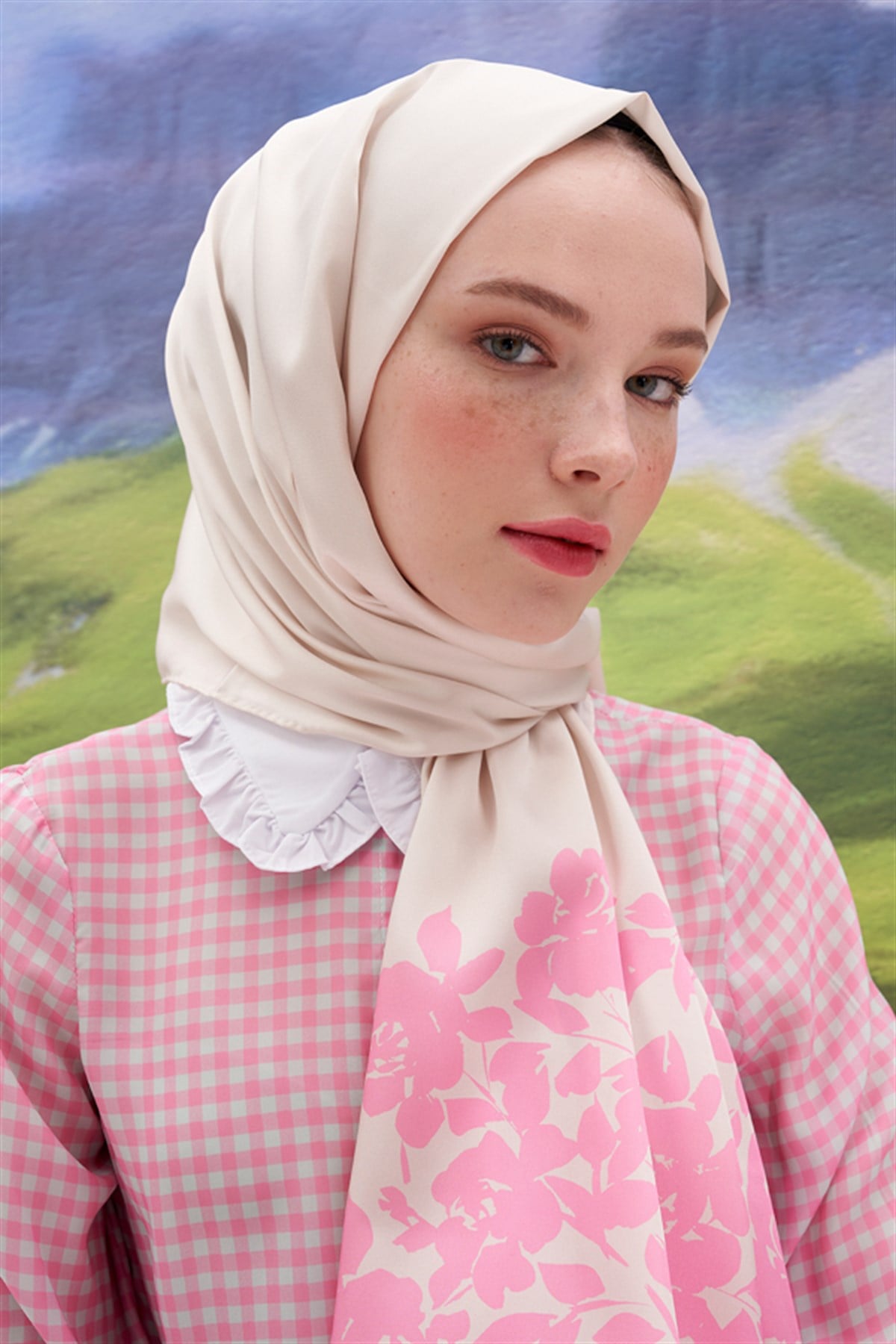 Liza Bej Twill Şal 