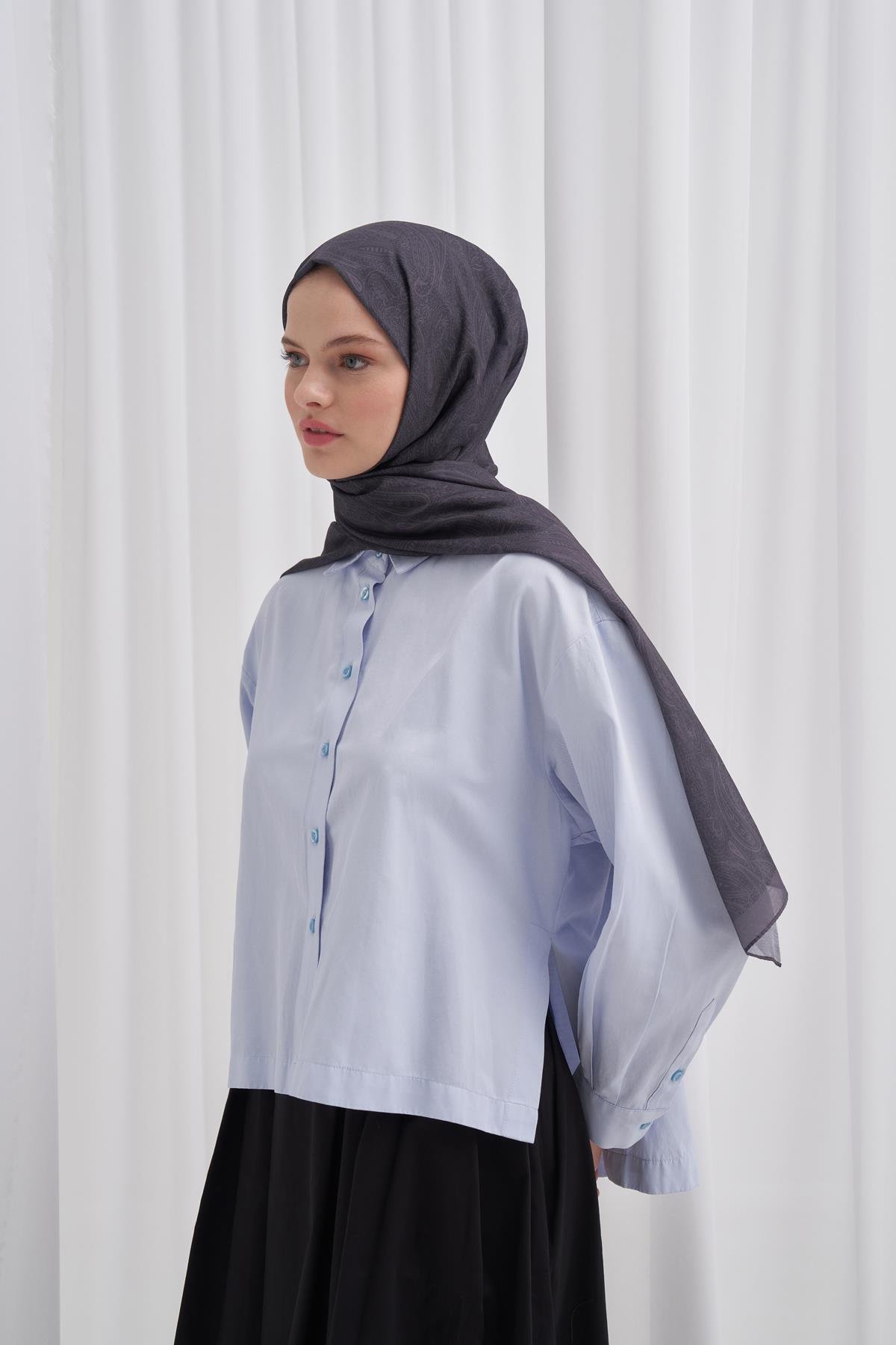 Nilla Pamuklu Şal Mistral Gül Kurusu