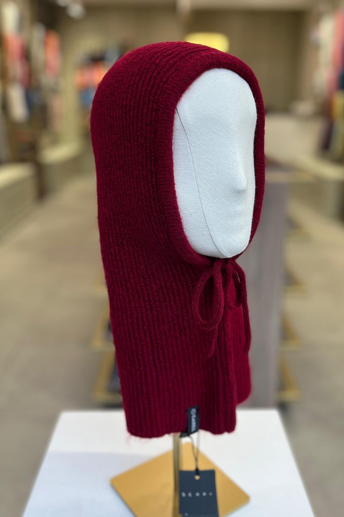 Triko Başlık Bordo