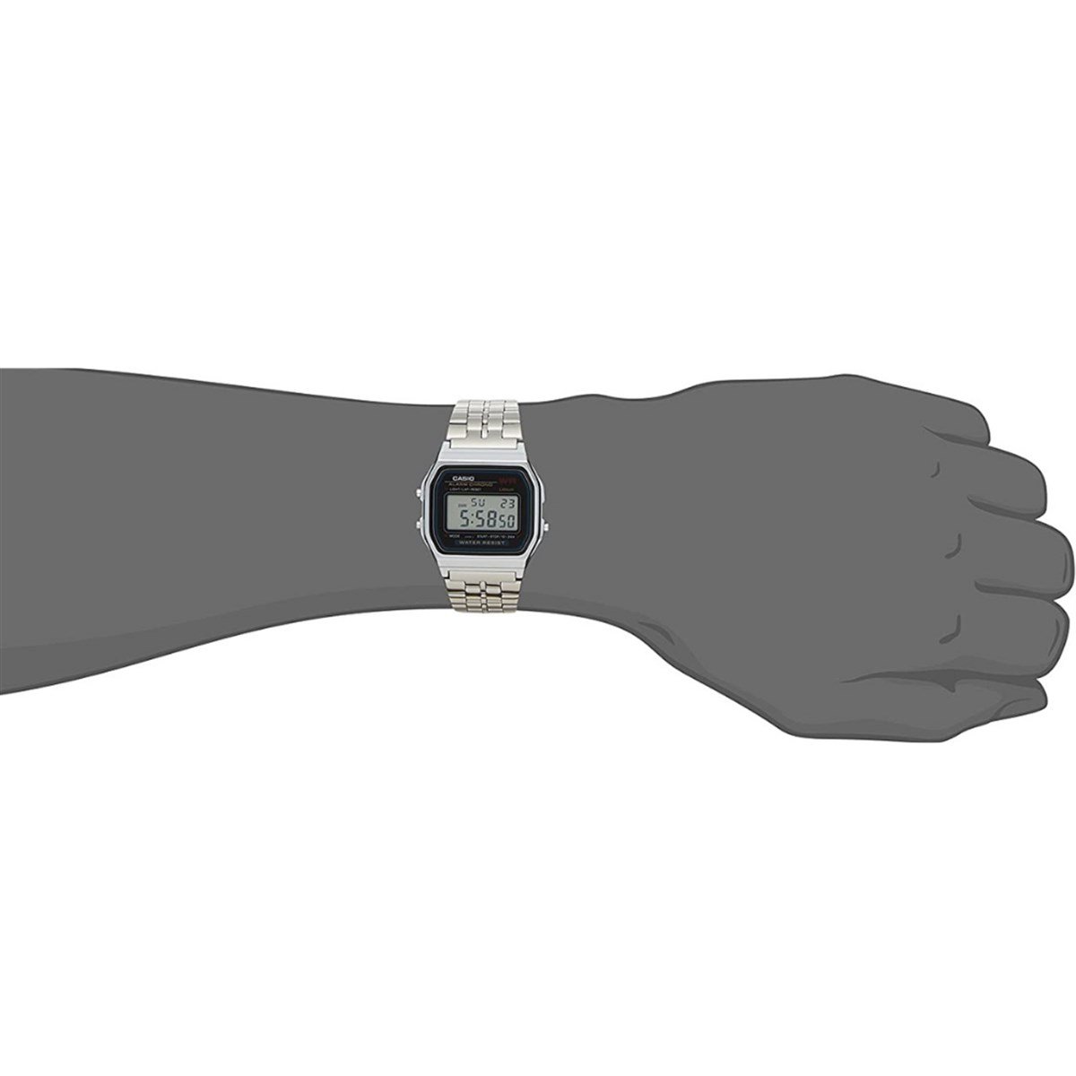 Casıo A159W-N1DF Retro Unisex Kol Saati