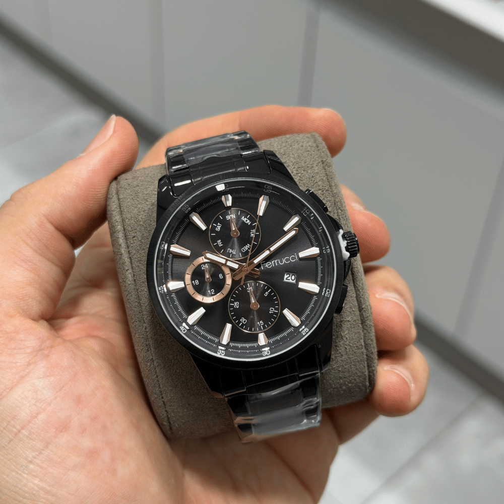 Ferrucci FER.03596M.03 Çelik Kordon Erkek Kol Saati