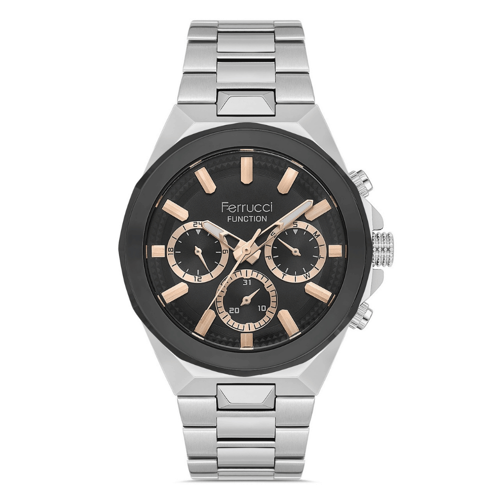 Ferrucci FER.03647M.05 Çelik Kordon Erkek Kol Saati