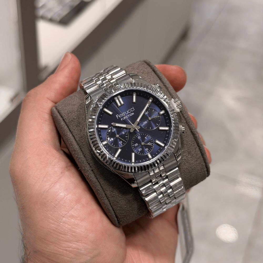 Ferrucci FER.03697M.02 Çelik Kordon Erkek Kol Saati