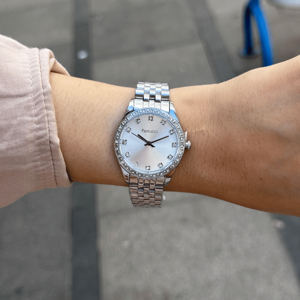 Ferrucci FER.12744M.01 Çelik Kordon Kadın Kol Saati