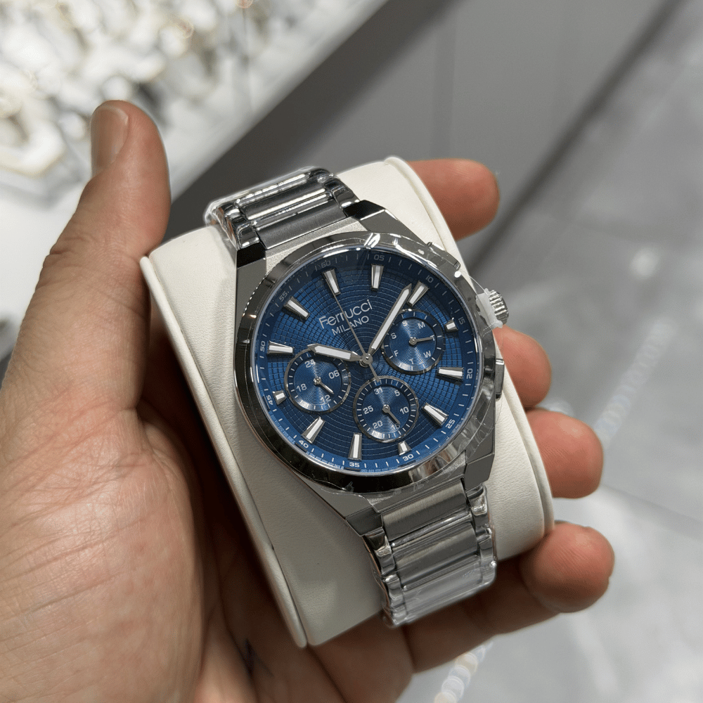 Ferrucci FER.03673M.02 Çelik Kordon Erkek Kol Saati