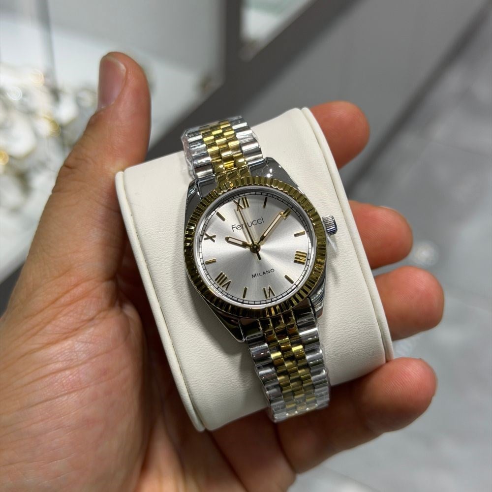 Ferrucci FER.03711M.02 Çelik Kordon Kadın Kol Saati