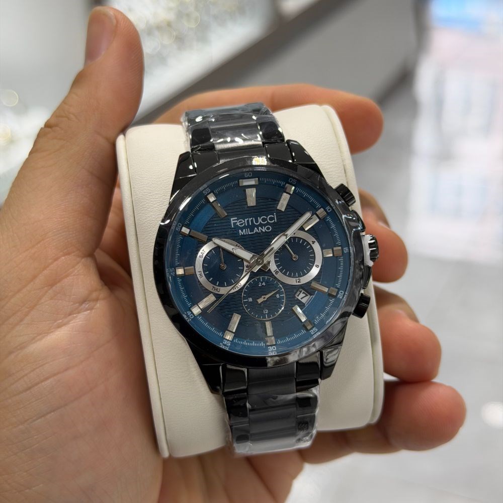 Ferrucci FER.03721M.04 Çelik Kordon Erkek Kol Saati