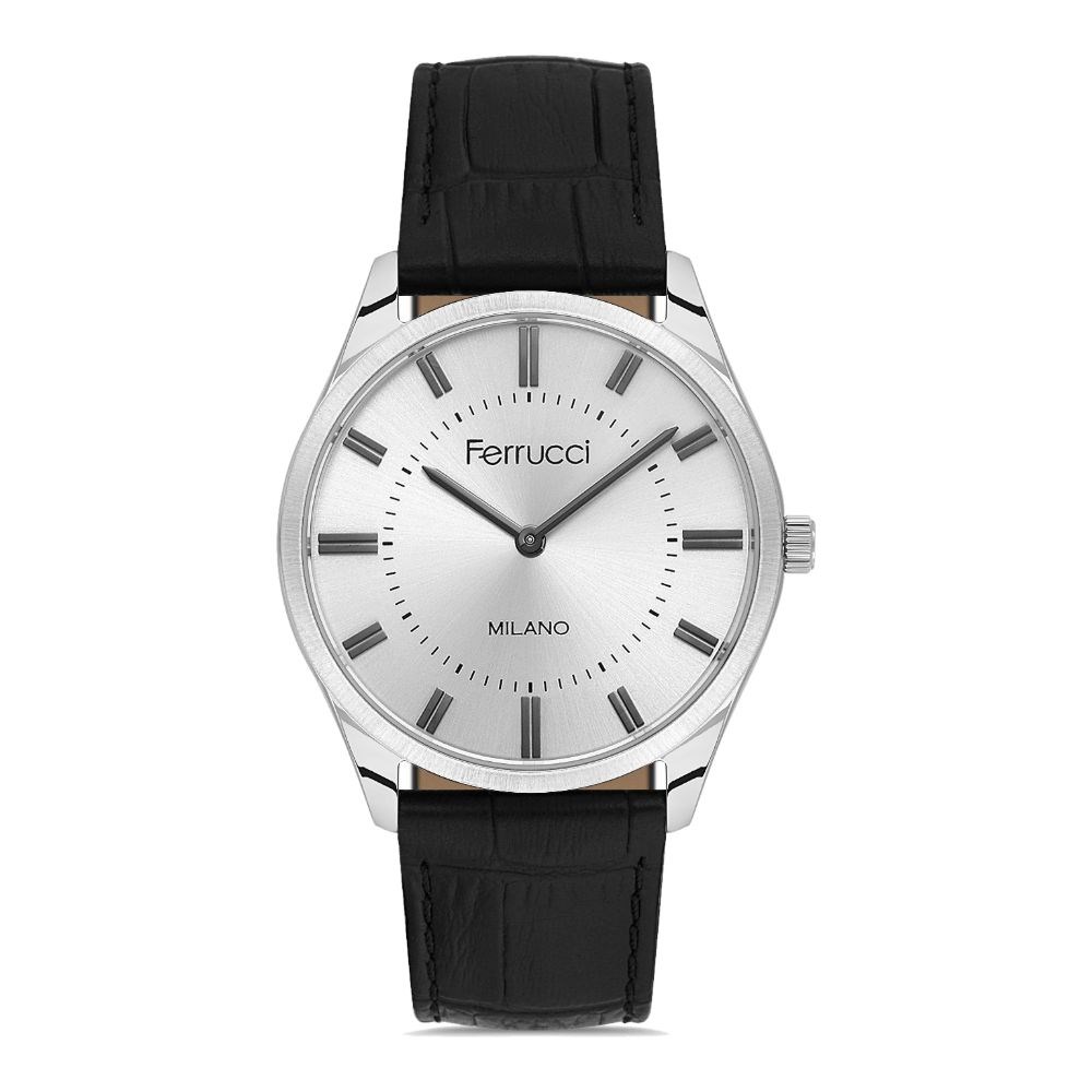 Ferrucci FER.03802K.01 Deri Kordon Erkek Kol Saati