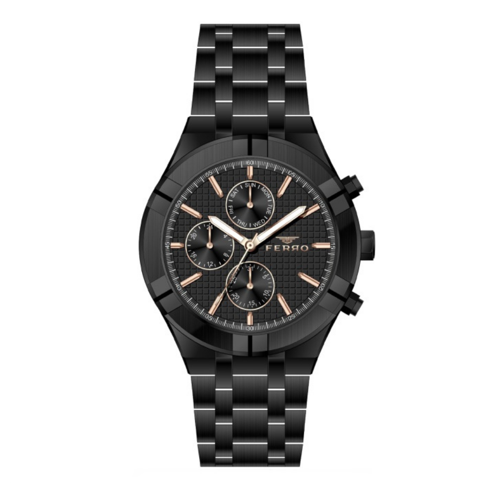 FERRO FM31378A-G Çelik Kordon Erkek Kol Saati