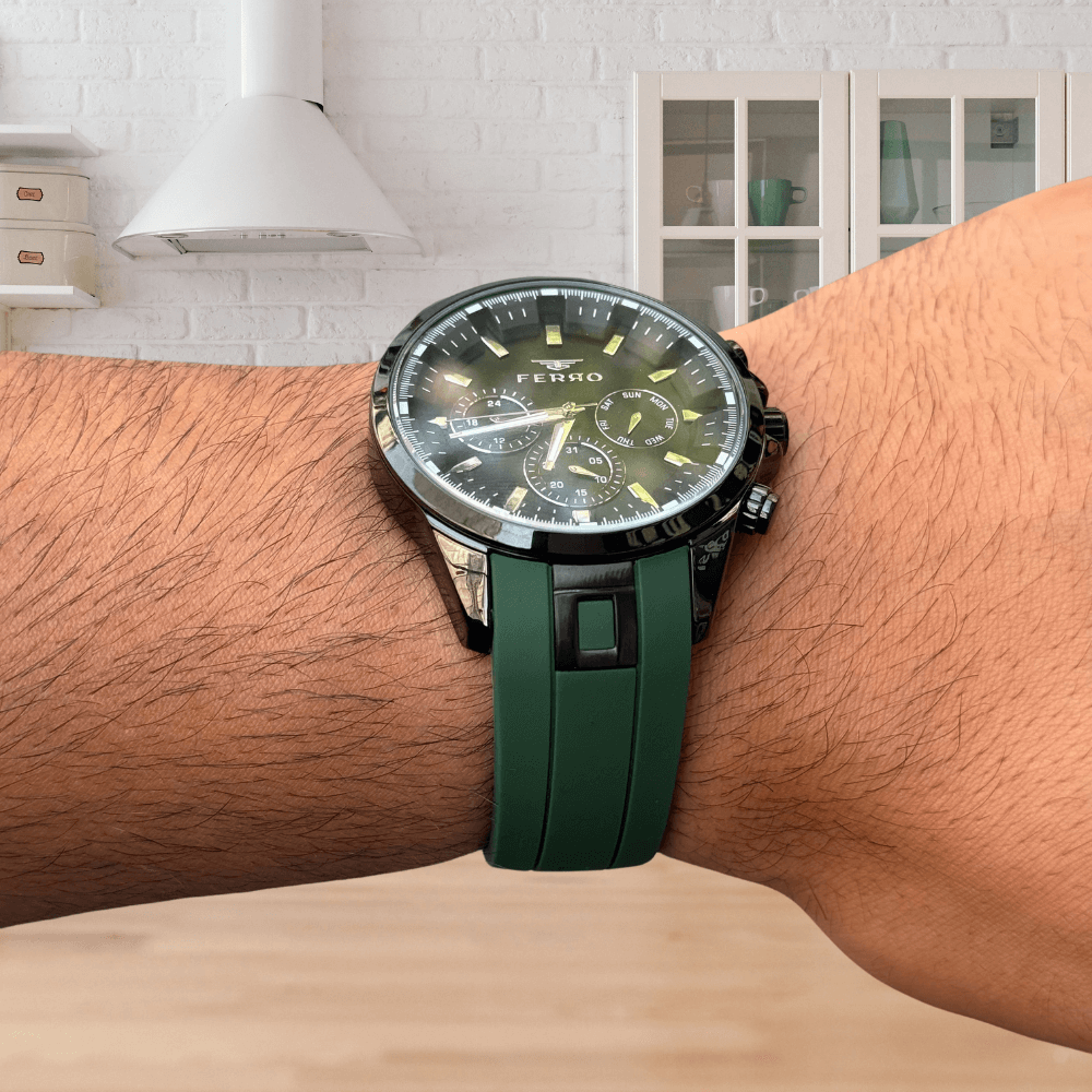 FERRO FRO31380D-ZF2 Slikon Kordon Erkek Kol Saati