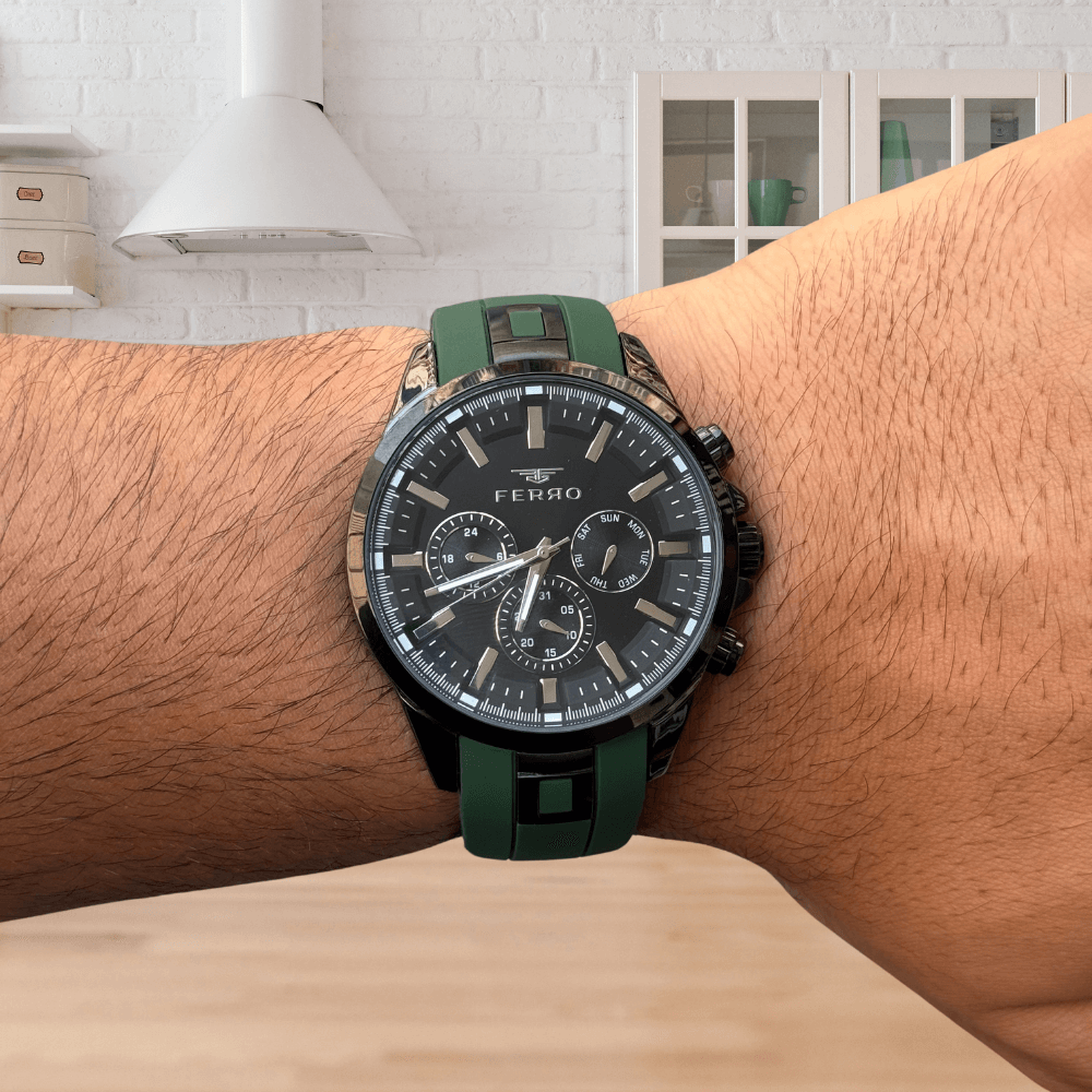 FERRO FRO31380D-ZF2 Slikon Kordon Erkek Kol Saati