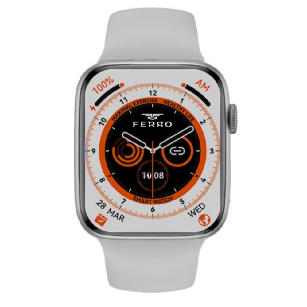 Ferro FSW1108Pro-AG Silver Case Akıllı Kol Saati