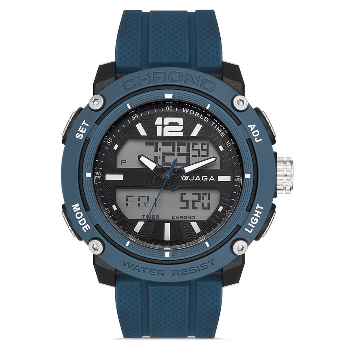 JAGA  AD1220-4EAE Dijital-Analog Kol Saati Jaga AD1220-4EAE