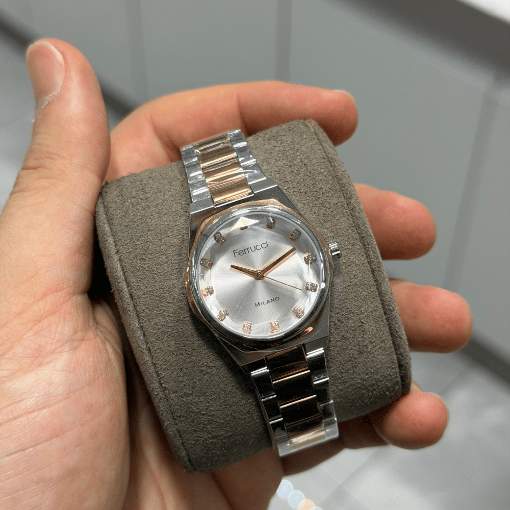 Ferrucci FER.03378M.04 Çelik Kordon Kadın Kol Saati