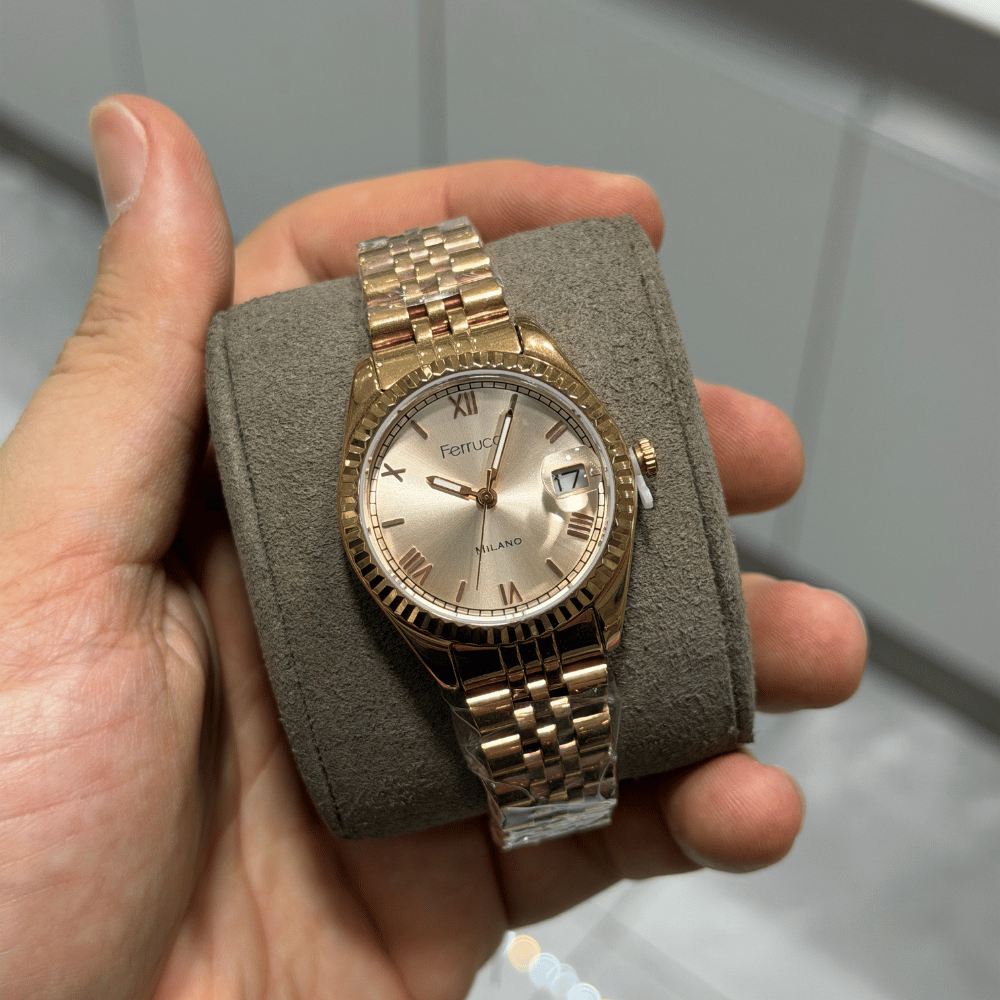 Ferrucci FER.03581M.01 Çelik Kordon Kadın Kol Saati