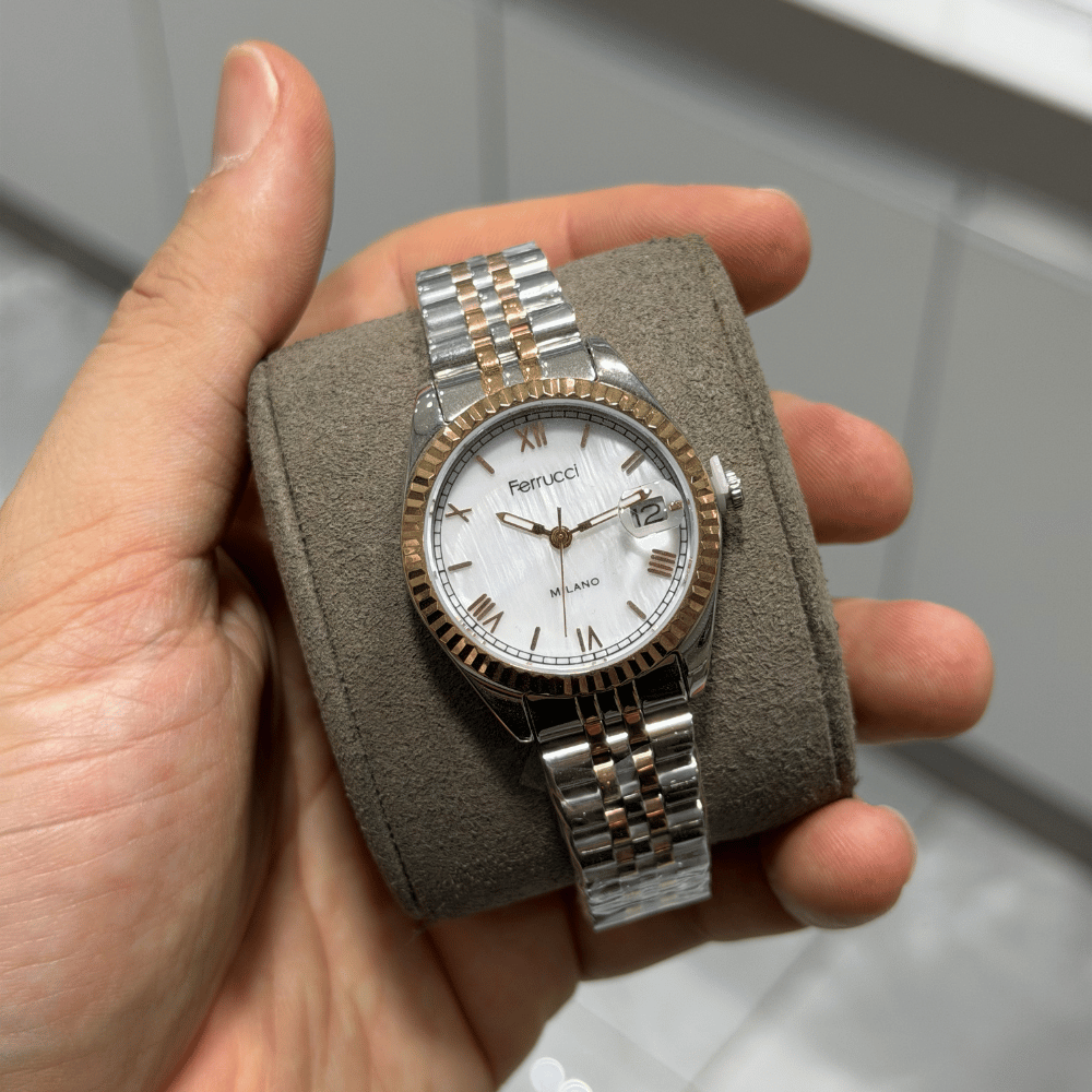 Ferrucci FER.03581M.05 Çelik Kordon Kadın Kol Saati