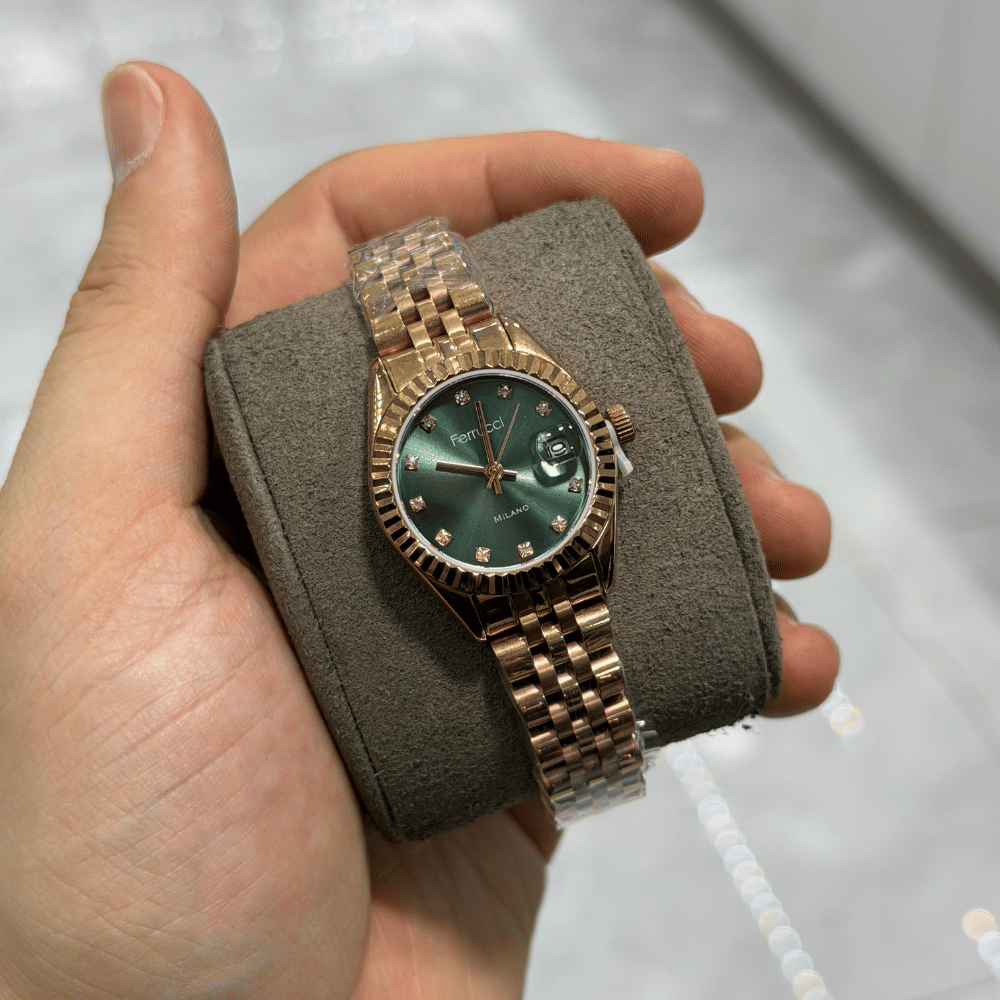 Ferrucci FER.03591M.02 Çelik Kordon Kadın Kol Saati