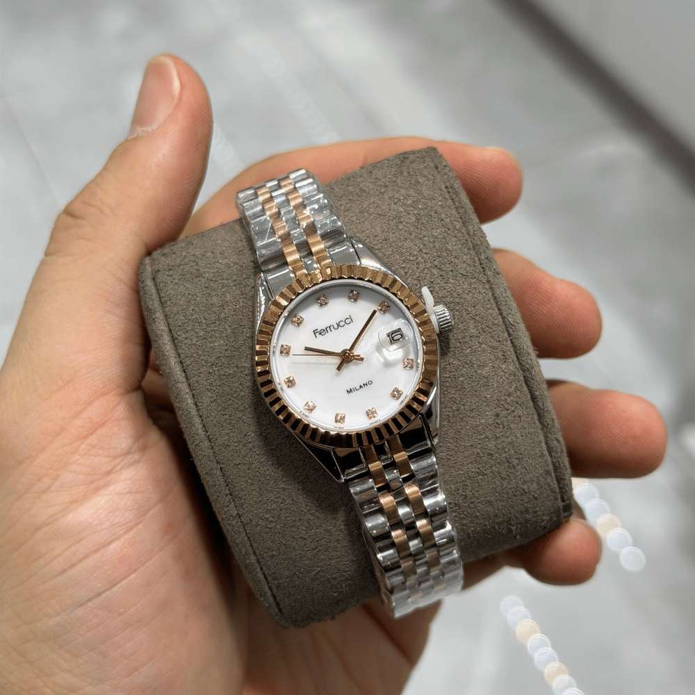Ferrucci FER.03591M.03 Çelik Kordon Kadın Kol Saati