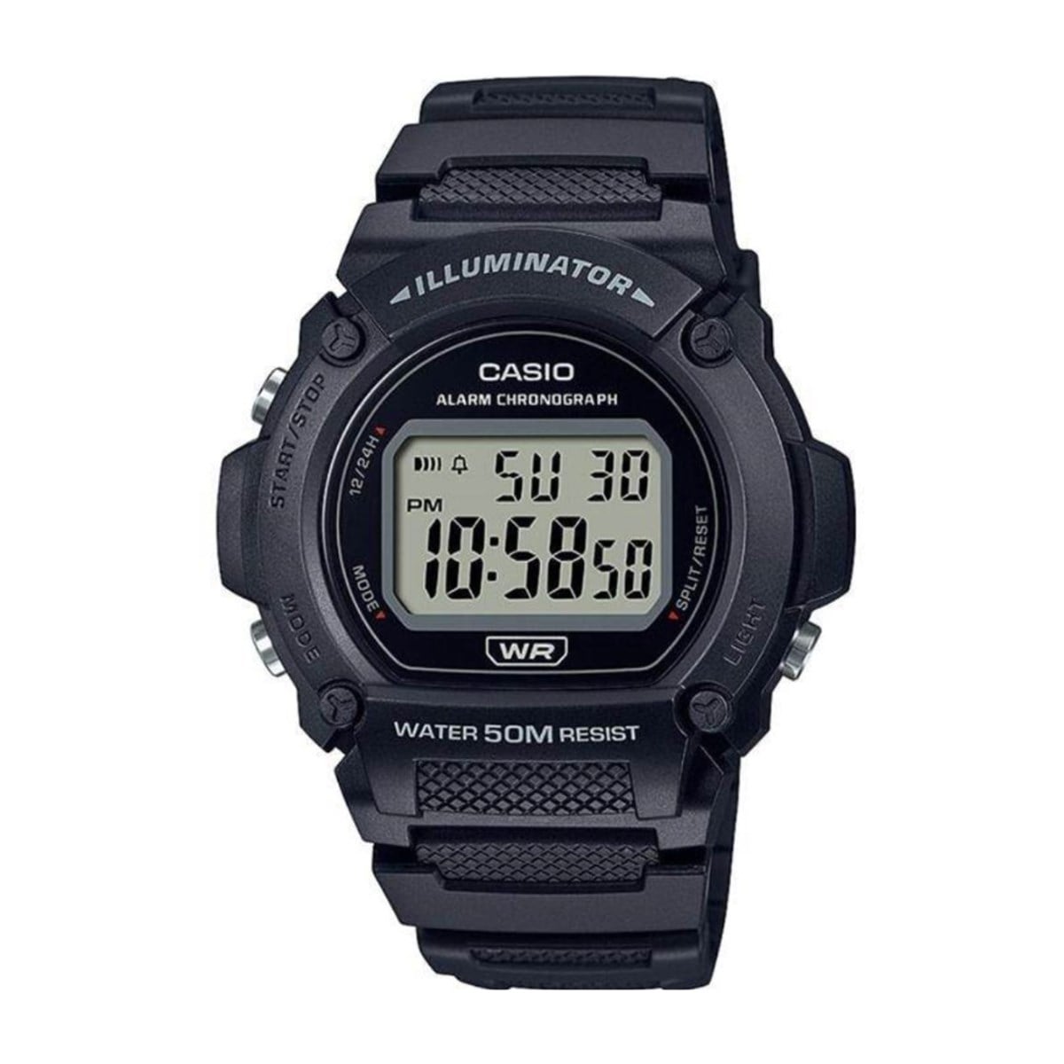 W-219H-1AVDF Dijital Erkek Kol Saat Casio W-219H-1AVDF