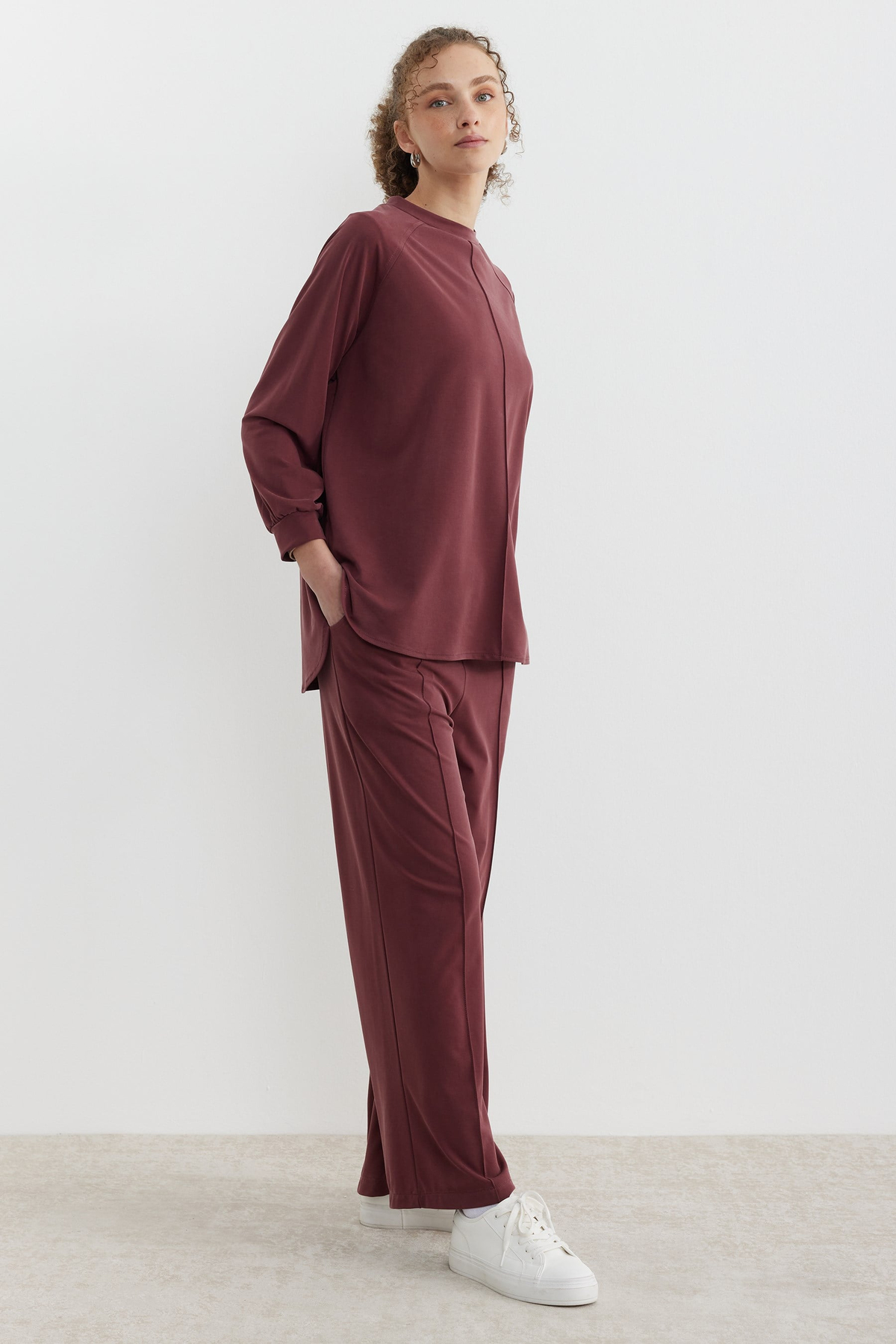 Pike Modal Basic Takım Bordo